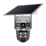 V380 CCTV 4G 4MP Solar Camera Sim Card Wireless