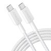 Anker 322 USB-C to USB-C Cable (3FT, 60W, Braided) White