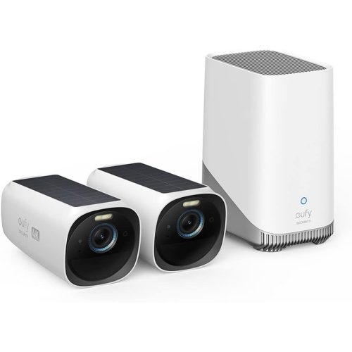 Eufy Security eufyCam 3 2-Cam Kit S330 – Wire-Free Solar Security Camera System with 4K
