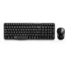 Rapoo X1800S Wireless Multimedia Keyboard & Optical Mouse US (BLACK)