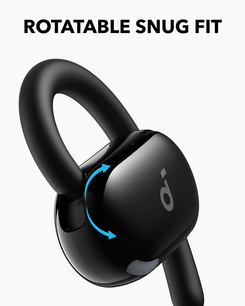Anker Soundcore V20i Open-Ear Wireless Earbuds-Black