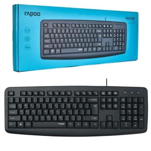 Rapoo NK2600 Wired Keyboard US Black