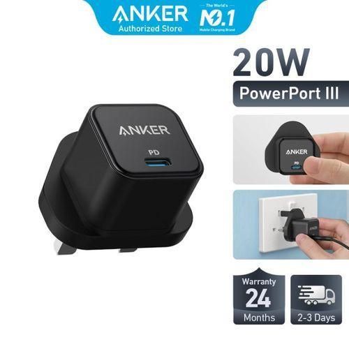 Anker PowerPort III 20W Cube Black