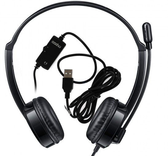 Rapoo H120 Black USB Stereo Headset