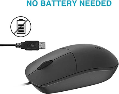 Rapoo Optical Mouse N100 – Black