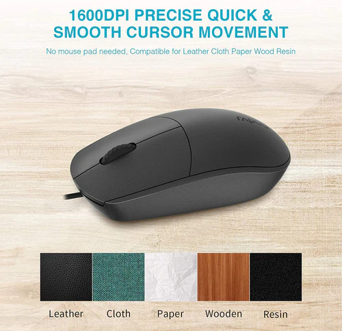 Rapoo Optical Mouse N100 – Black
